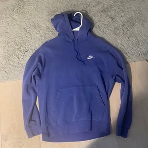 Blue Nike hoodie size small